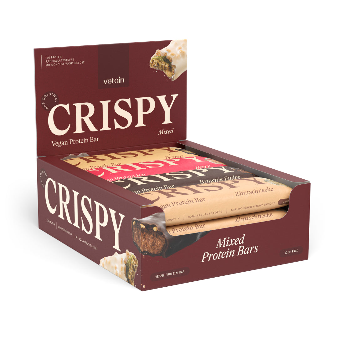 Vetain CRISPY veganer Proteinriegel (55 g)