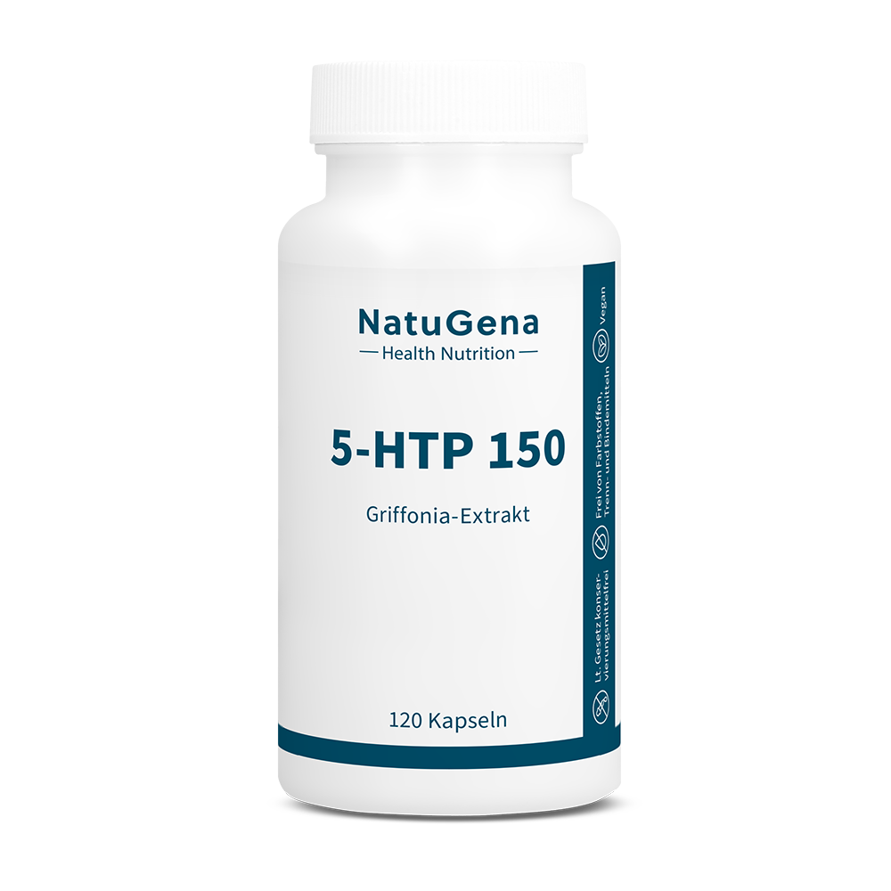 NatuGena 5-HTP 150 – Griffonia-Extrakt (120 Kapseln) – Packshot