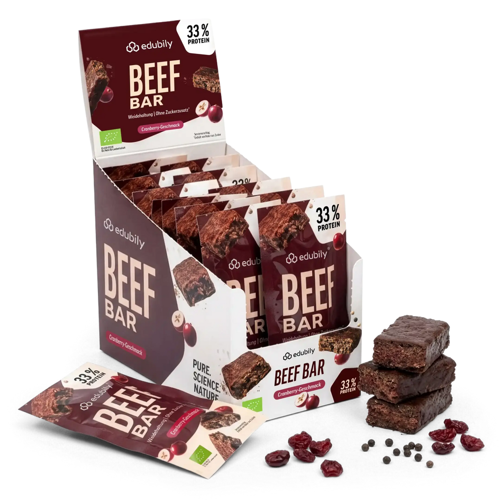 Beef Bar Cranberry – 12er Pack