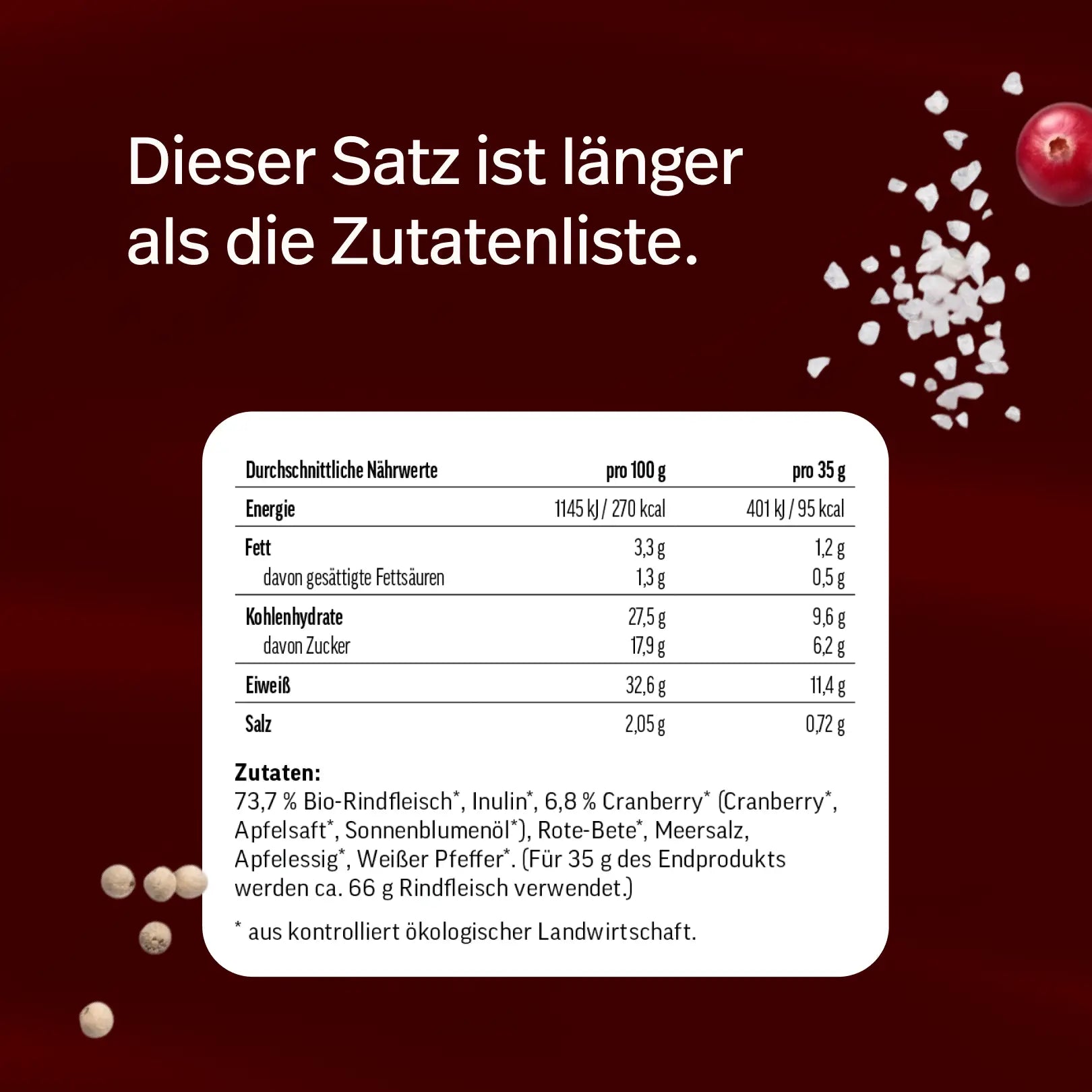 Beef Bar Cranberry – Bild 10