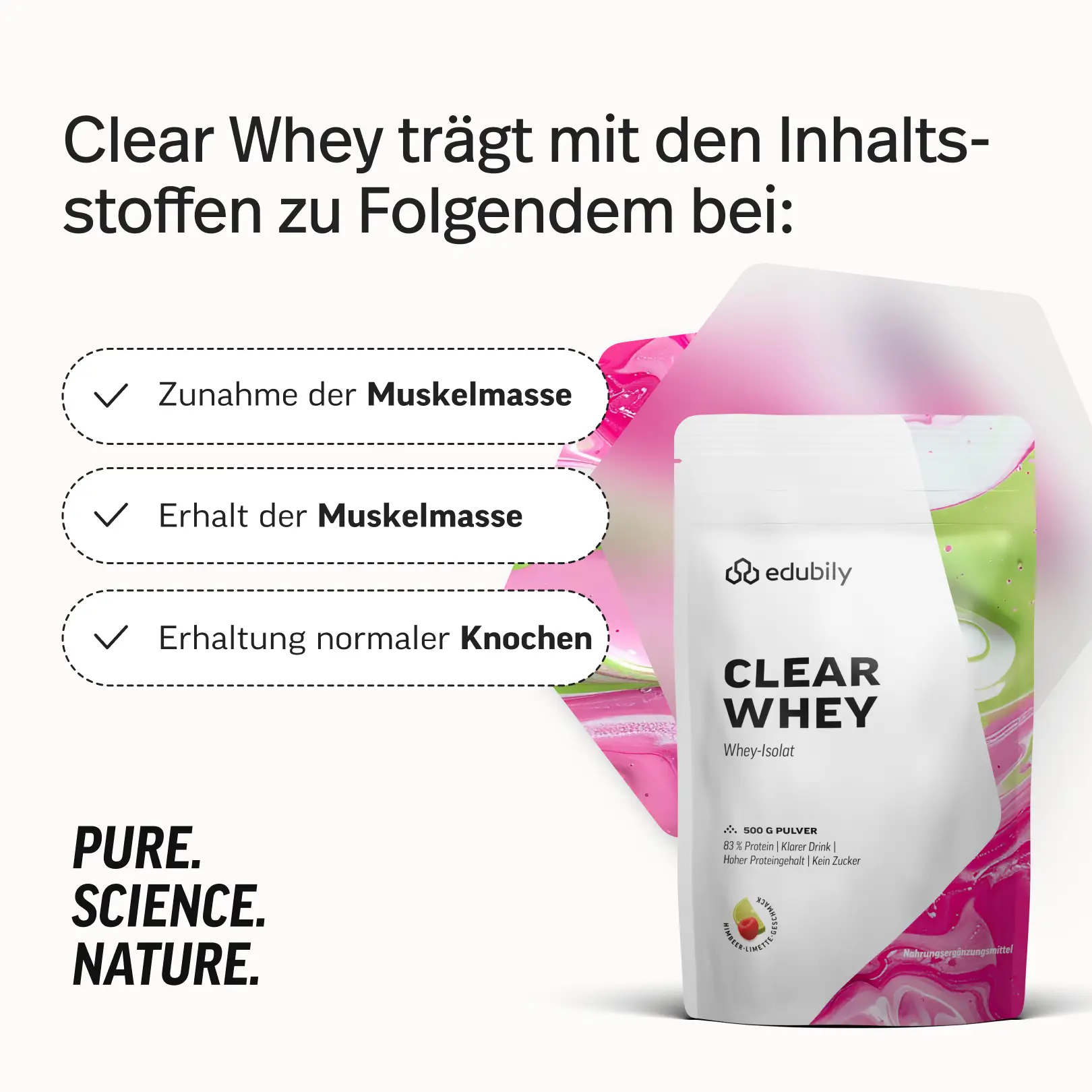 Clear Whey Himbeer-Limette – Bild 2
