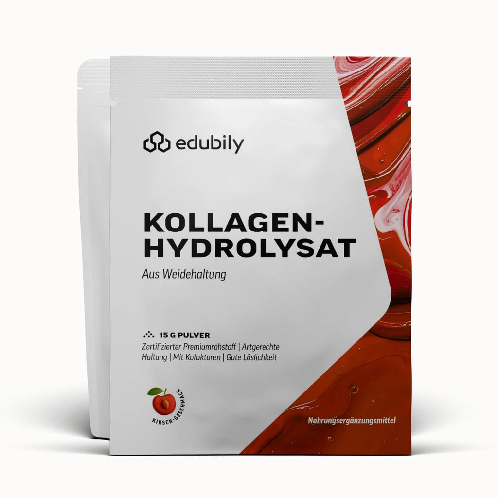 Kollagen-Hydrolysat Kirsche Probe (15 g) – Packshot