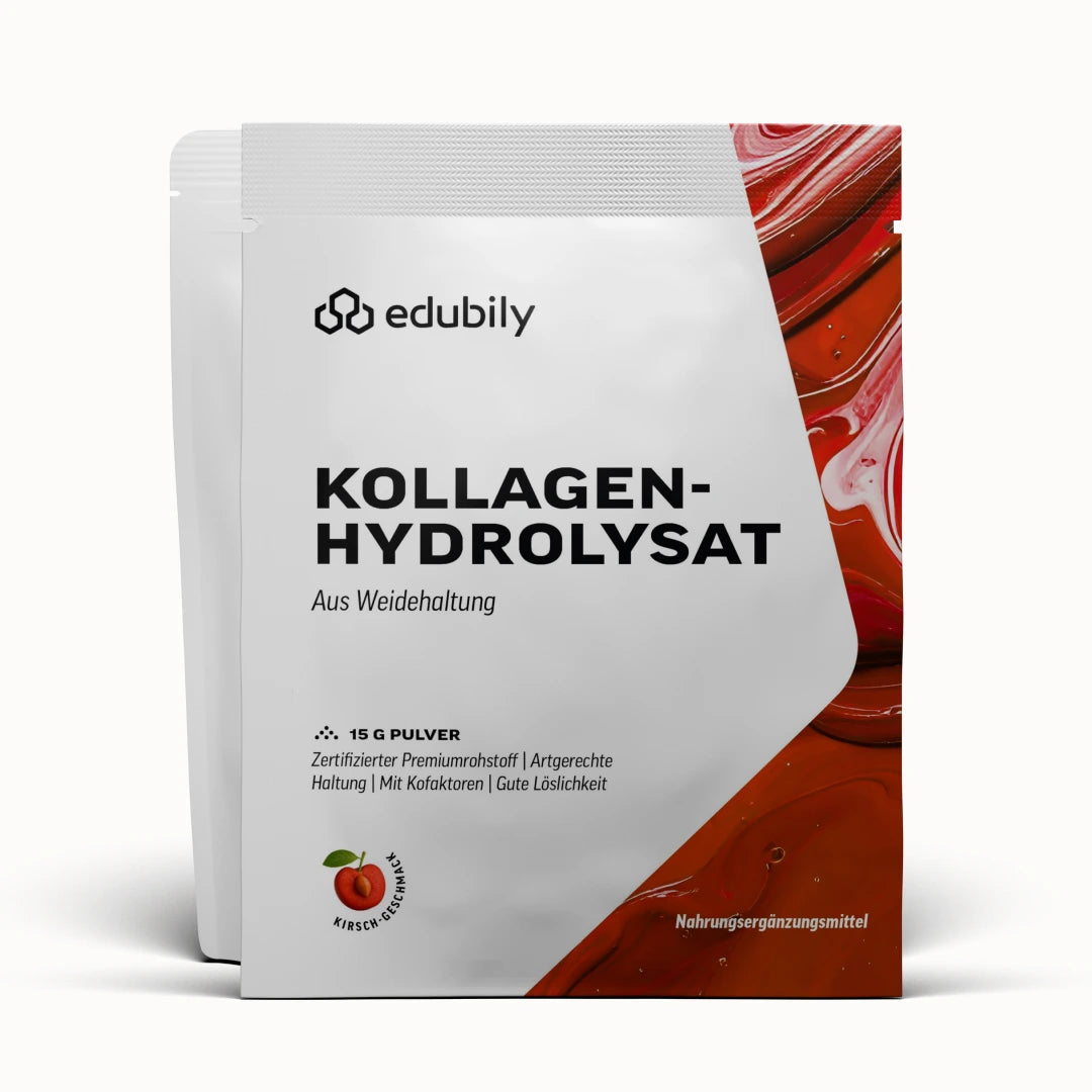 Kollagen-Hydrolysat Kirsche Probe (15 g) – Packshot