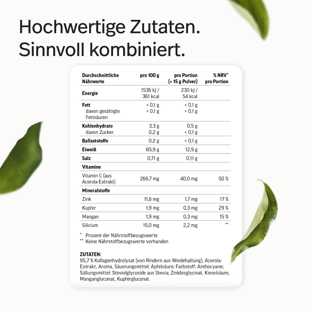Kollagen-Hydrolysat Kirsche Probe – Bild 9