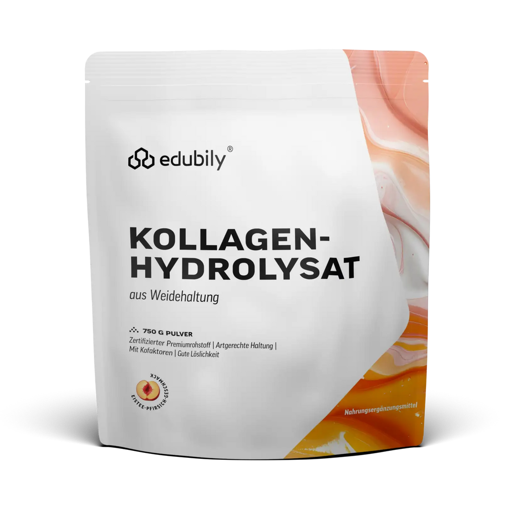Kollagen-Hydrolysat Eistee-Pfirsich – Packshot