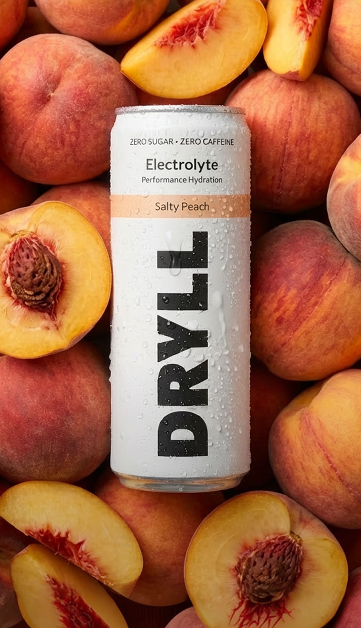 Dryll Elektrolyt Drink Salty Peach – Einzeldose