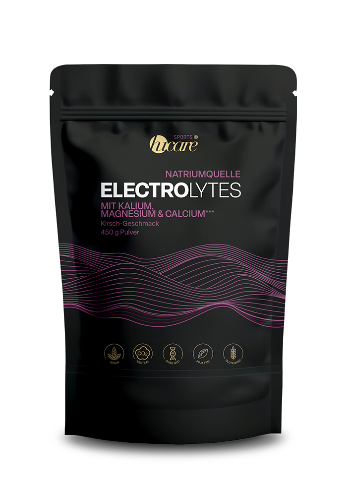 Hucare Electrolytes 450 g (Kirsch-Geschmack) – Packshot