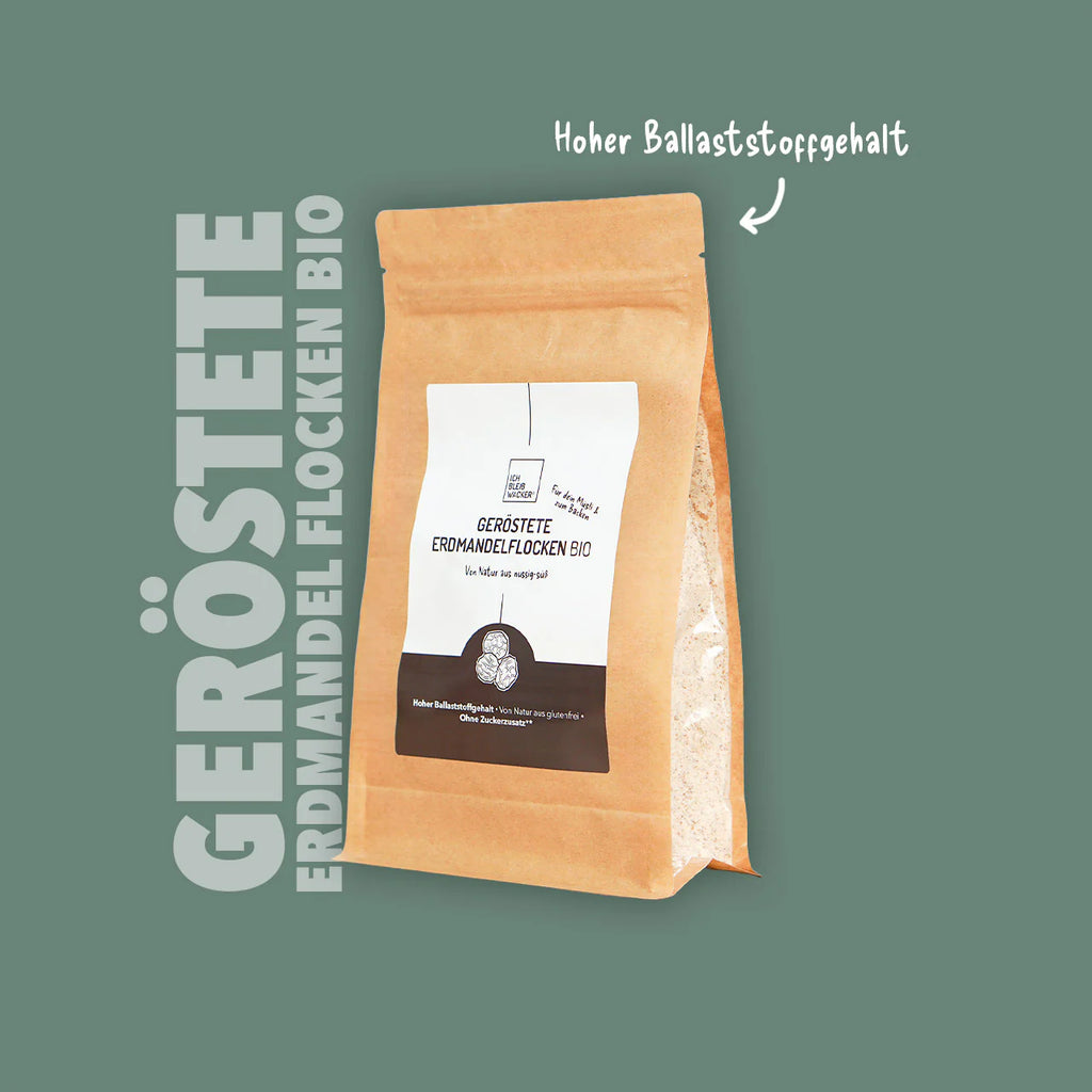 Geröstete Erdmandelflocken (Chufas Nüssli) Bio, gemahlen, 500g