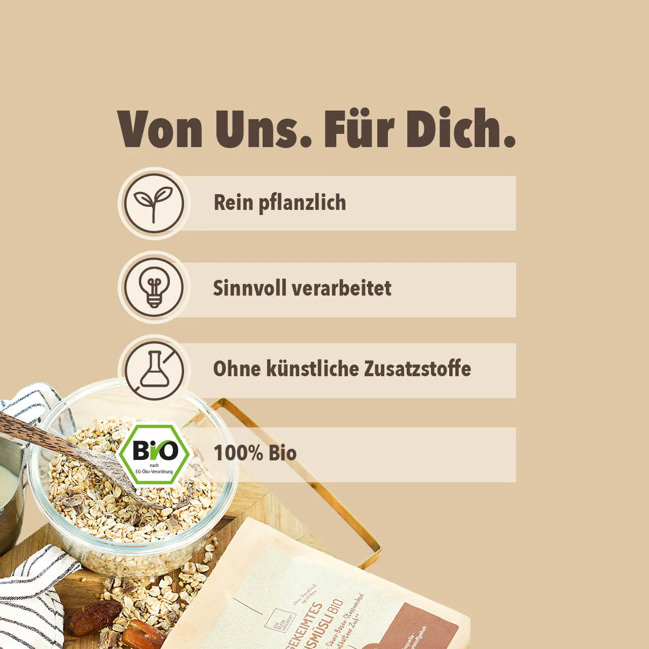 Gekeimtes Müsli Bio, 350 g