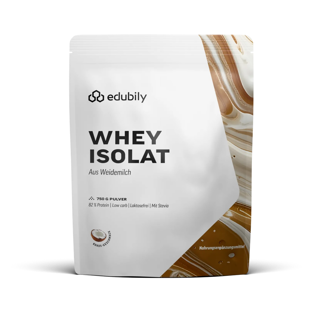 Whey-Isolat Pulver aus Weidemilch – Kokos – Packshot