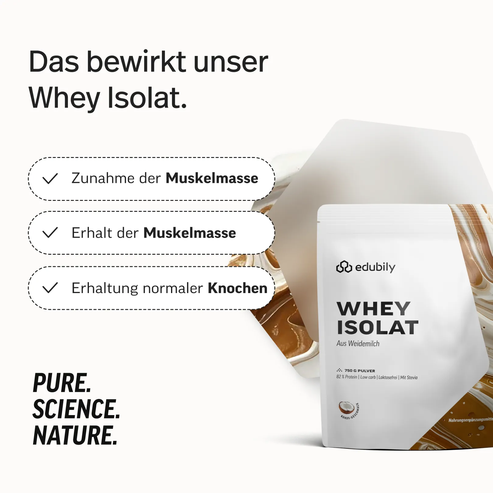 Whey-Isolat Pulver aus Weidemilch – Kokos – Bild 2