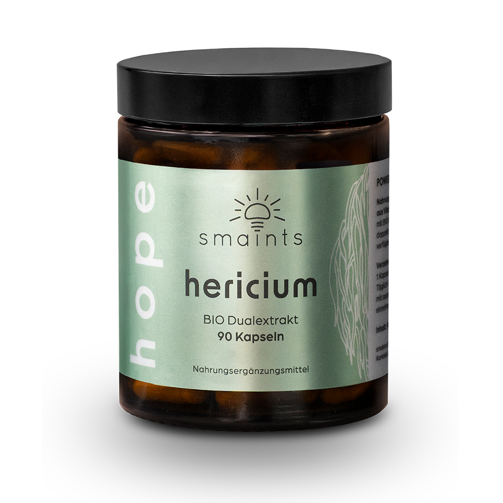 Bio Hericium Extrakt Kapseln – Packshot
