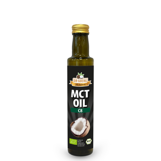 Premium Bio MCT-Öl C8 250 ml – Packshot