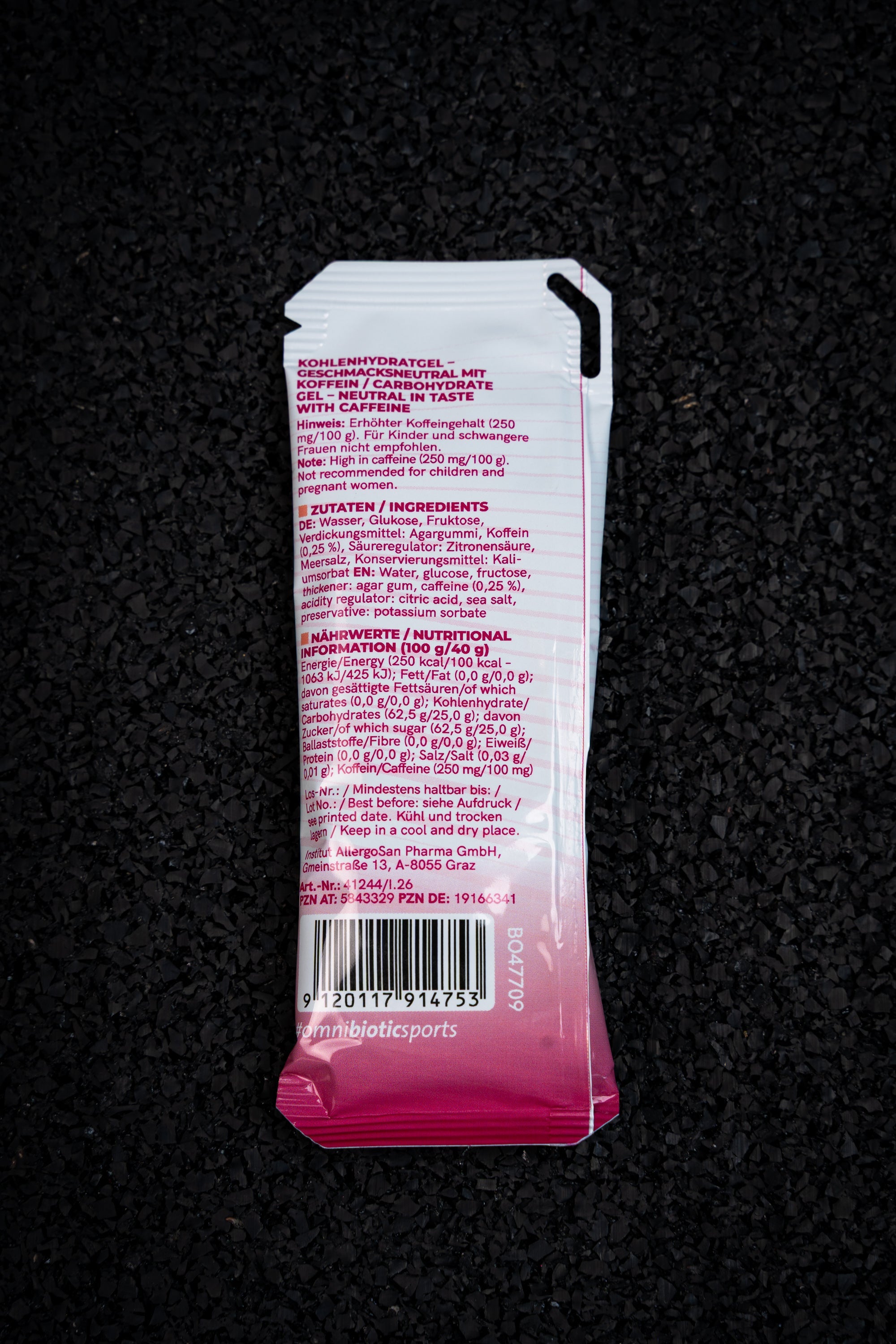 OMNi-POWER® CARBO GEL neutral + Koffein – Bild 2