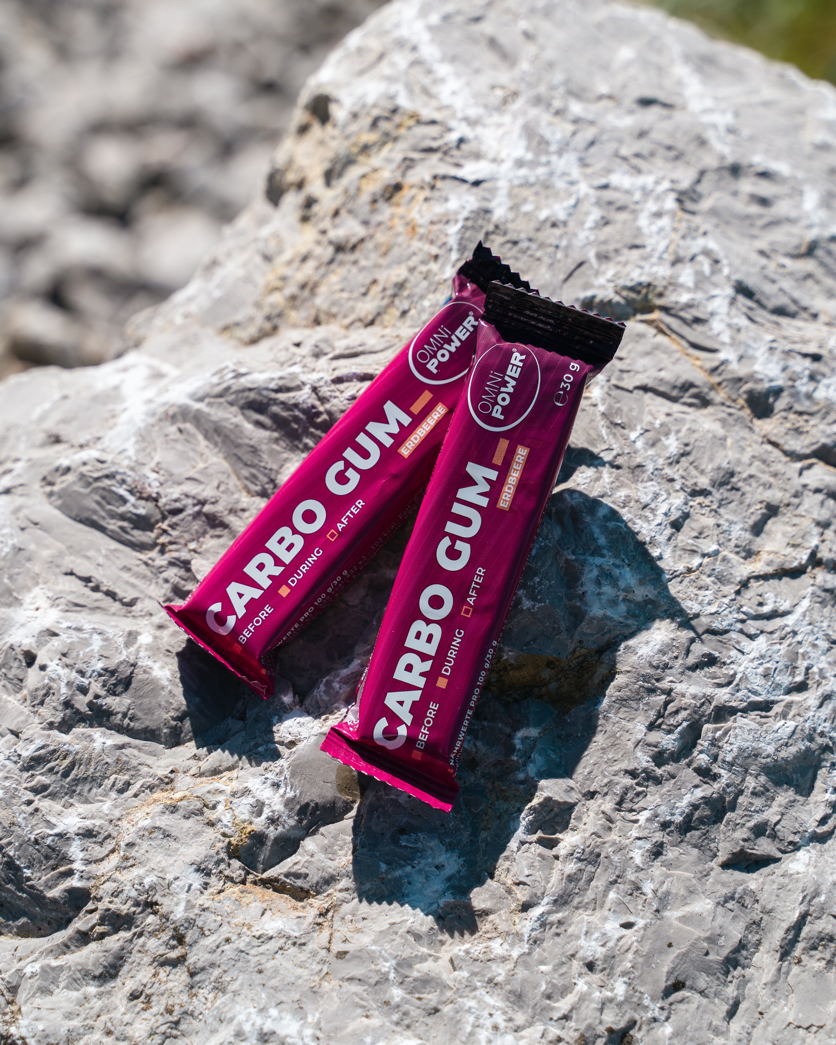 OMNi-POWER® CARBO GUM Erdbeere – Bild 2