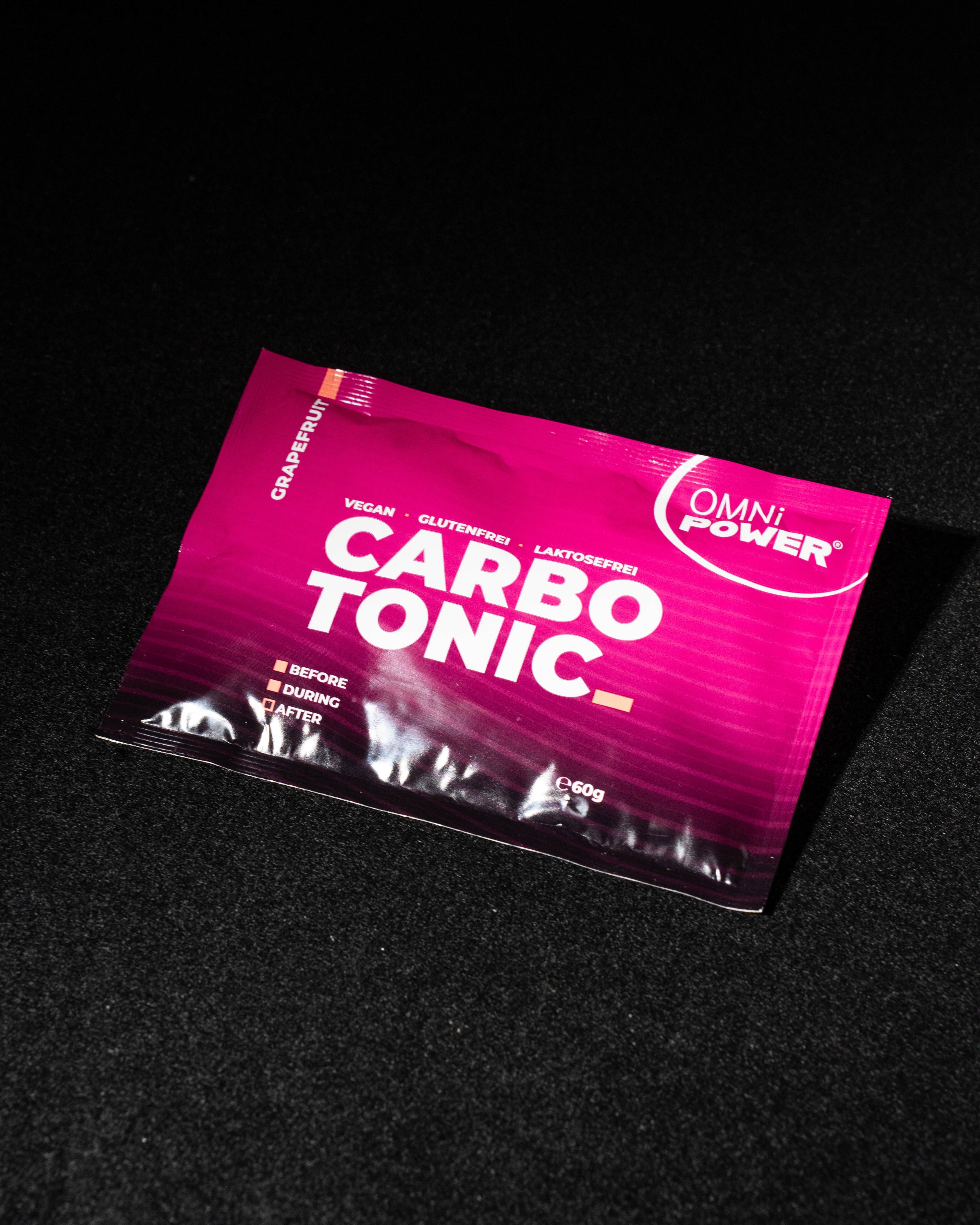 OMNi-POWER® CARBOTONIC Sachet (Grapefruit, 60 g) – Packshot