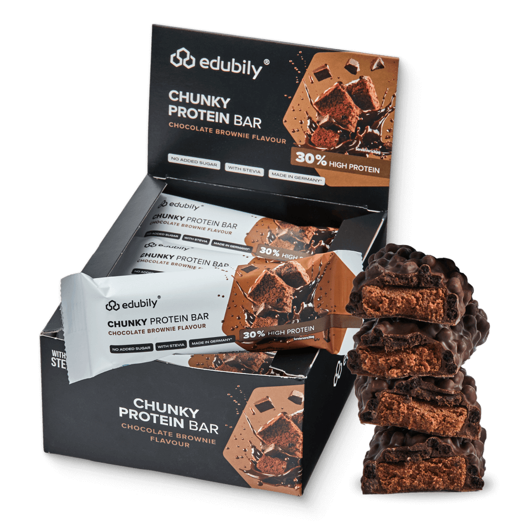 Chunky Protein Bar Chocolate Brownie (12 x 45 g) – Packshot