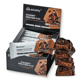 Chunky Protein Bar Chocolate Brownie (12 x 45 g) – Packshot