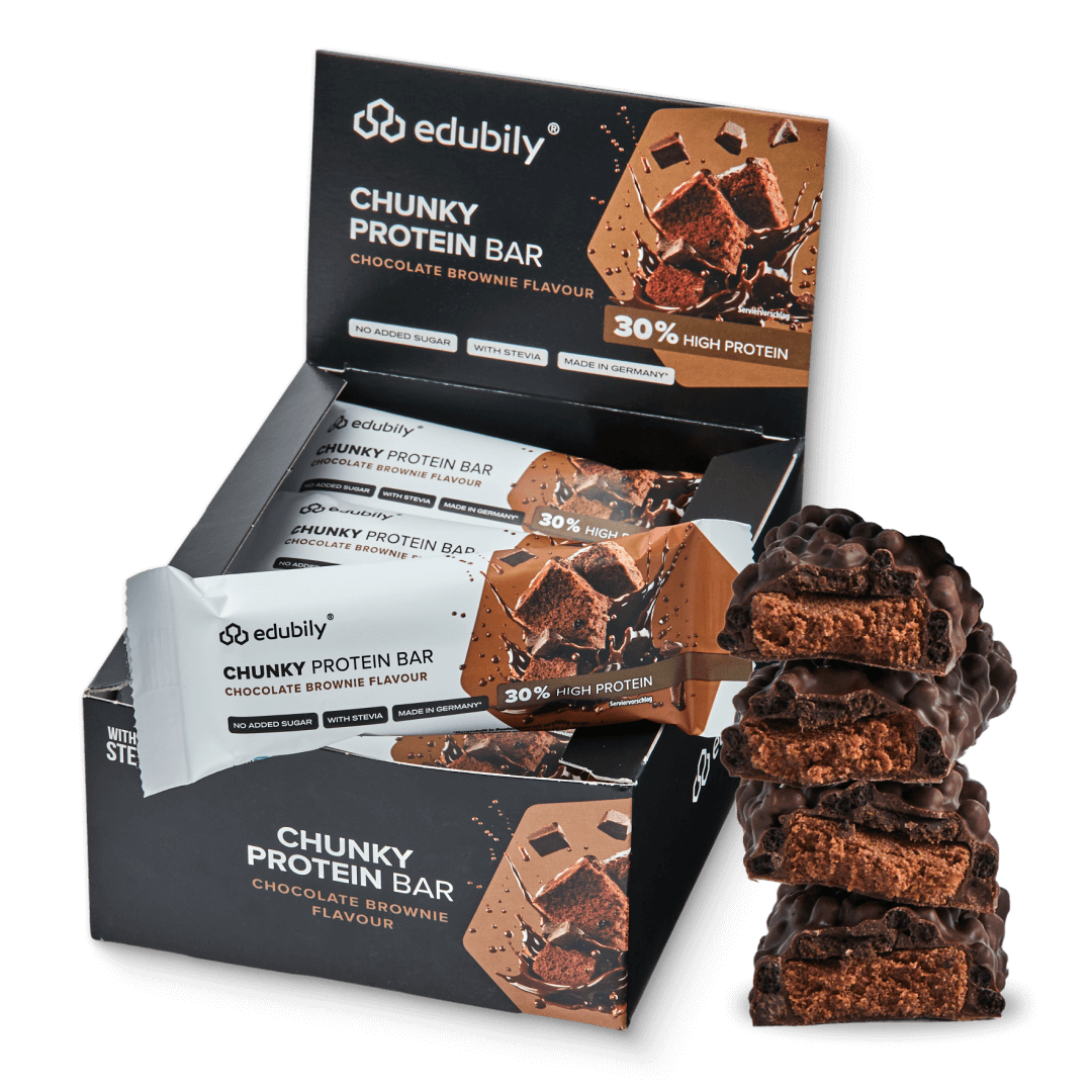 Chunky Protein Bar Chocolate Brownie (12 x 45 g) – Packshot