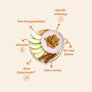 Crispies Apfel-Zimt Bio, 12g – Bild 2