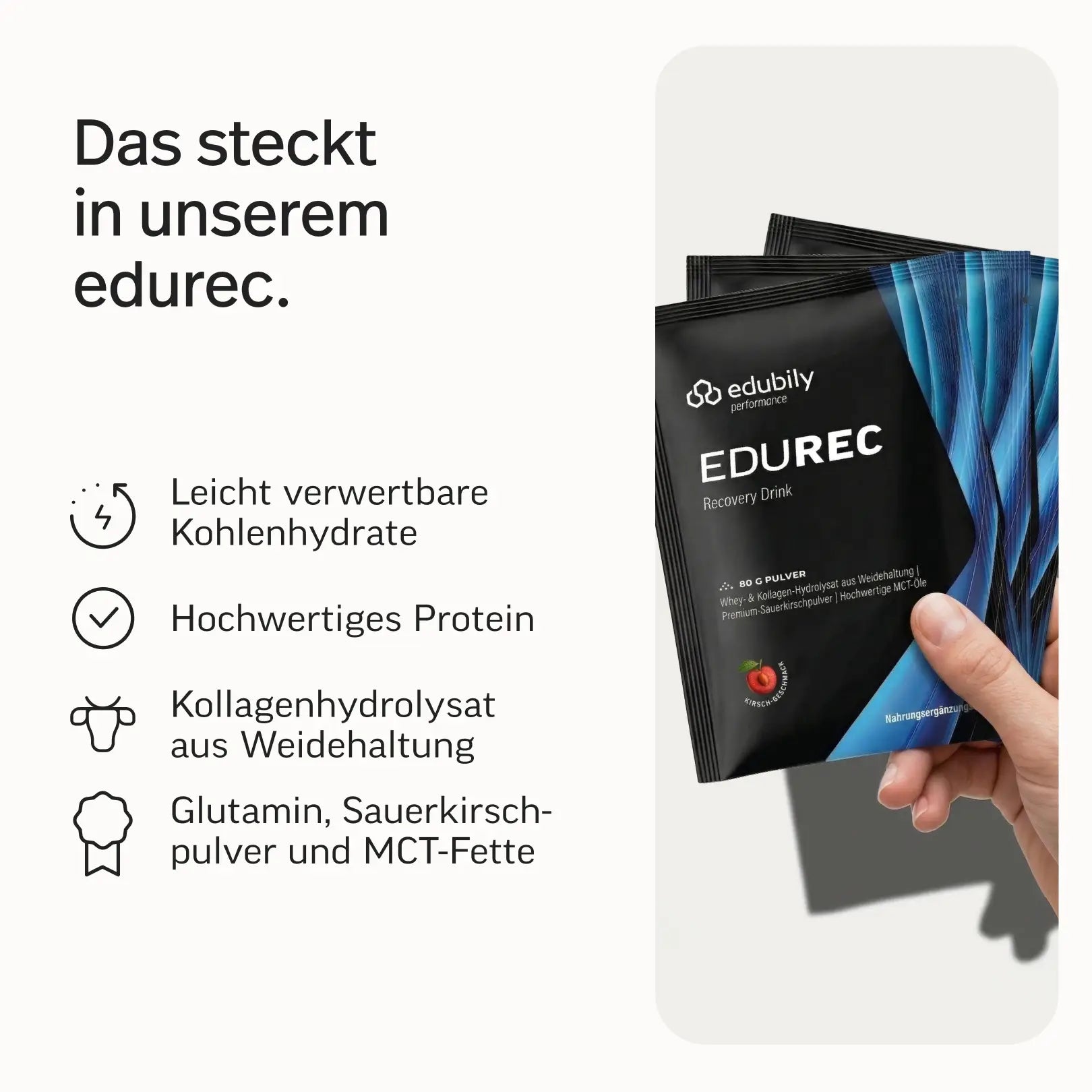 edurec Day Pack Kirsche – Bild 2