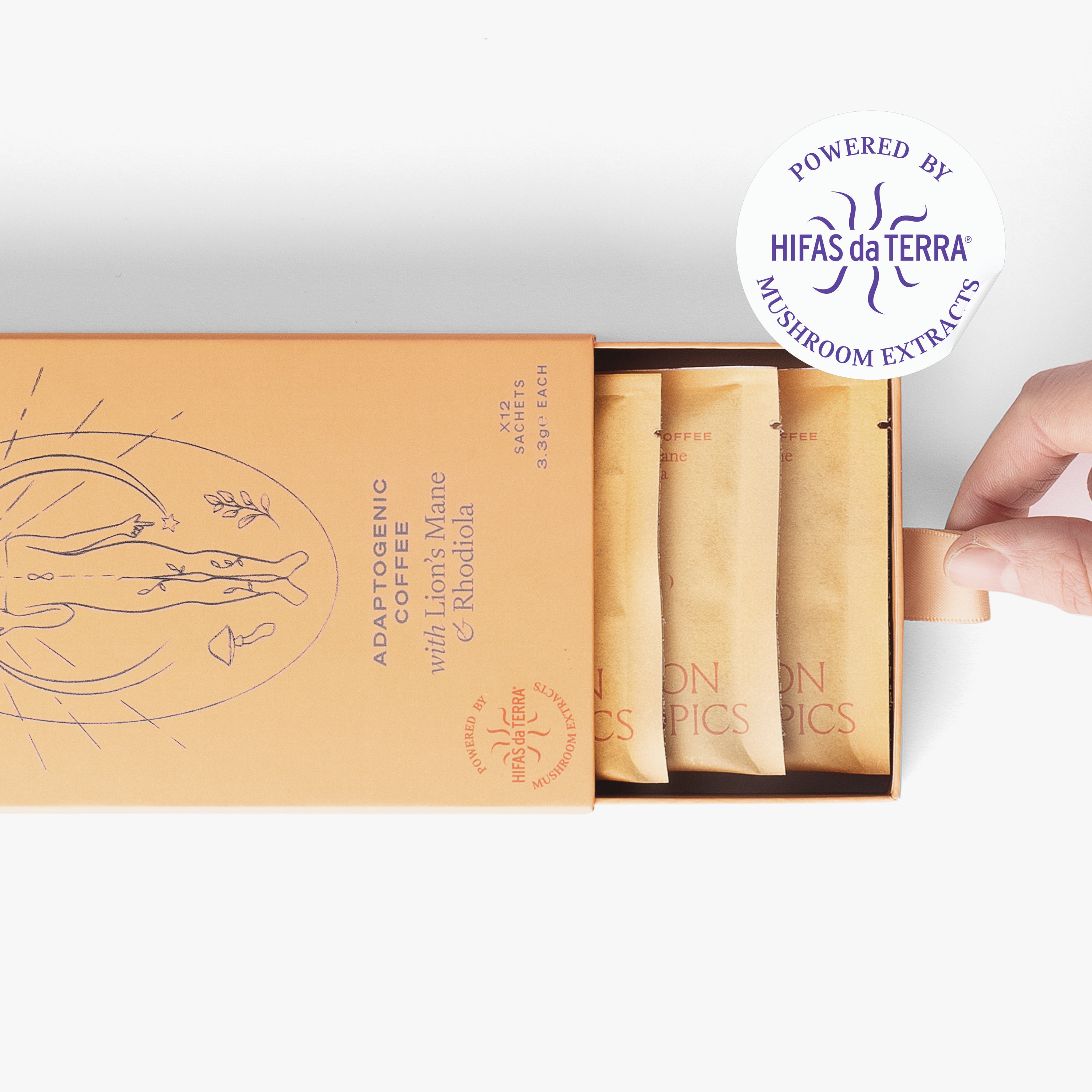 Flow Coffee – Adaptogener Kaffee (Lion's Mane & Rhodiola) – Packshot