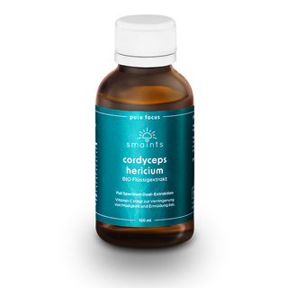 Pure Focus Flüssigextrakt mit Cordyceps und Hericium – Packshot