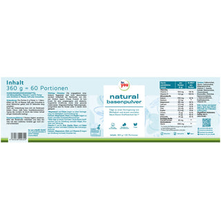 for you natural basenpulver – Etikett