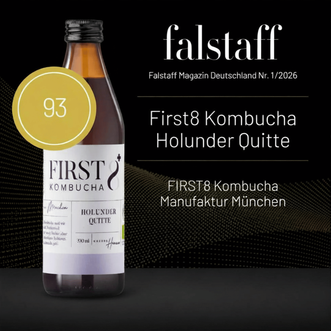 Raw Kombucha Holunder Quitte – Bild 3