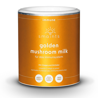 Golden Mushroom Milk 2.0 mit Chaga und Shiitake 210g – Packshot