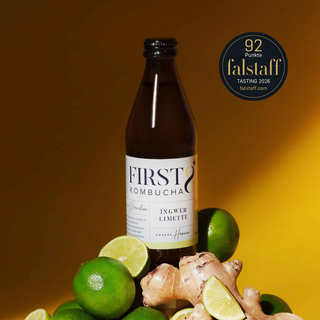Raw Kombucha Ingwer Limette – Packshot
