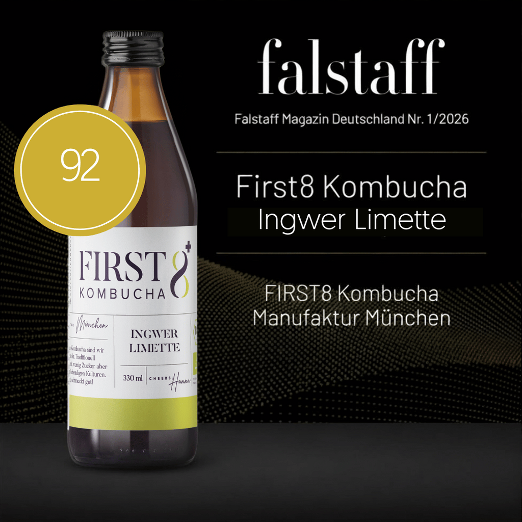 Raw Kombucha Ingwer Limette – Bild 3