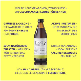 Raw Kombucha Ingwer Limette – Bild 4