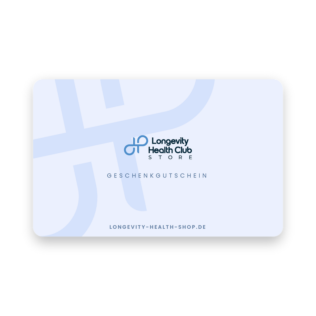 Longevity Health Store Geschenkgutschein-Karte