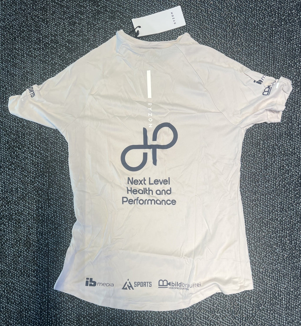 Laufshirt Damen LHC x RYZON – Phantom Running T-Shirt (Dune) – Rückseite
