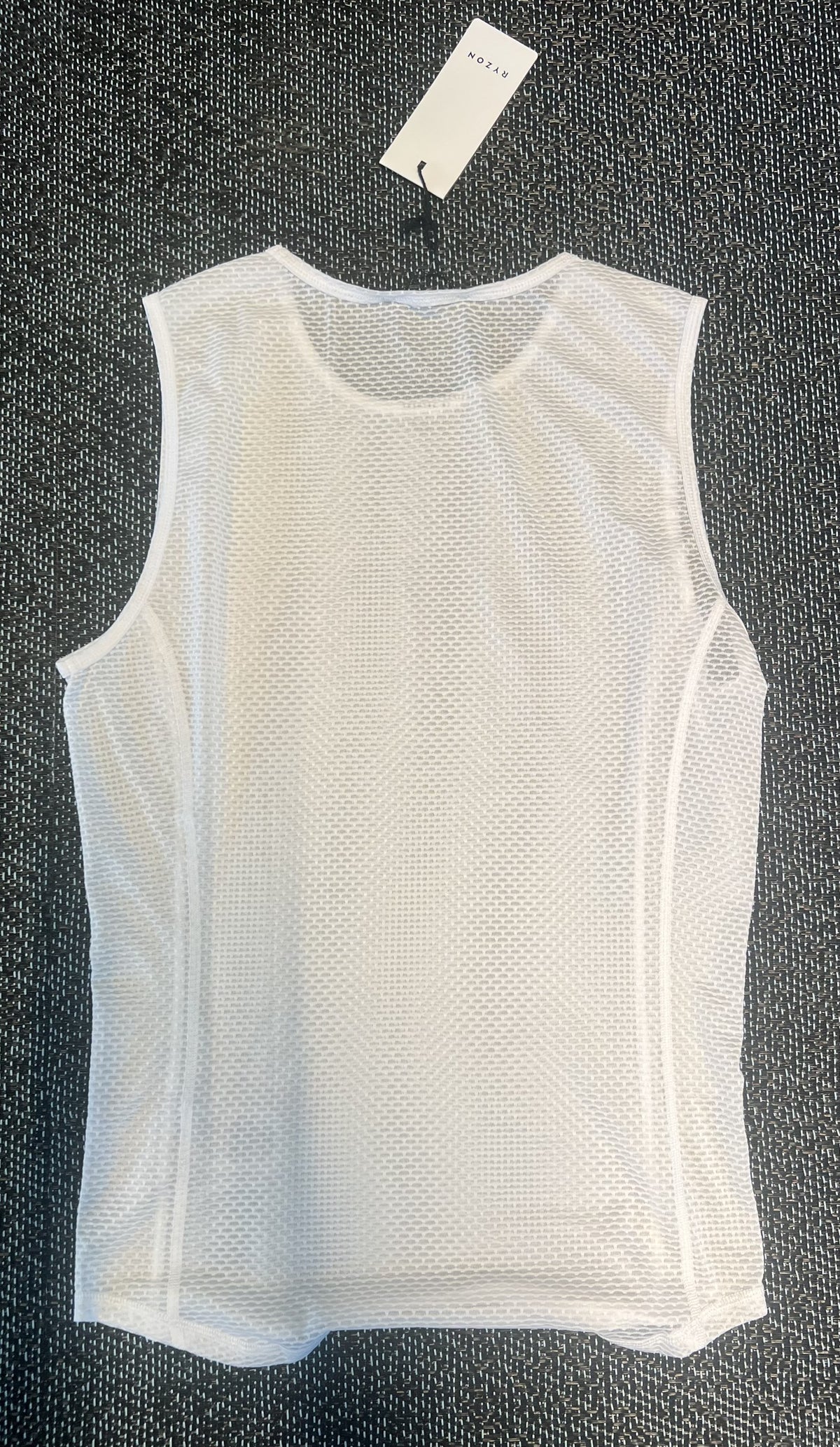Baselayer Herren LHC x RYZON – Ritual Performance Baselayer Shirt (Weiß) – Rückseite