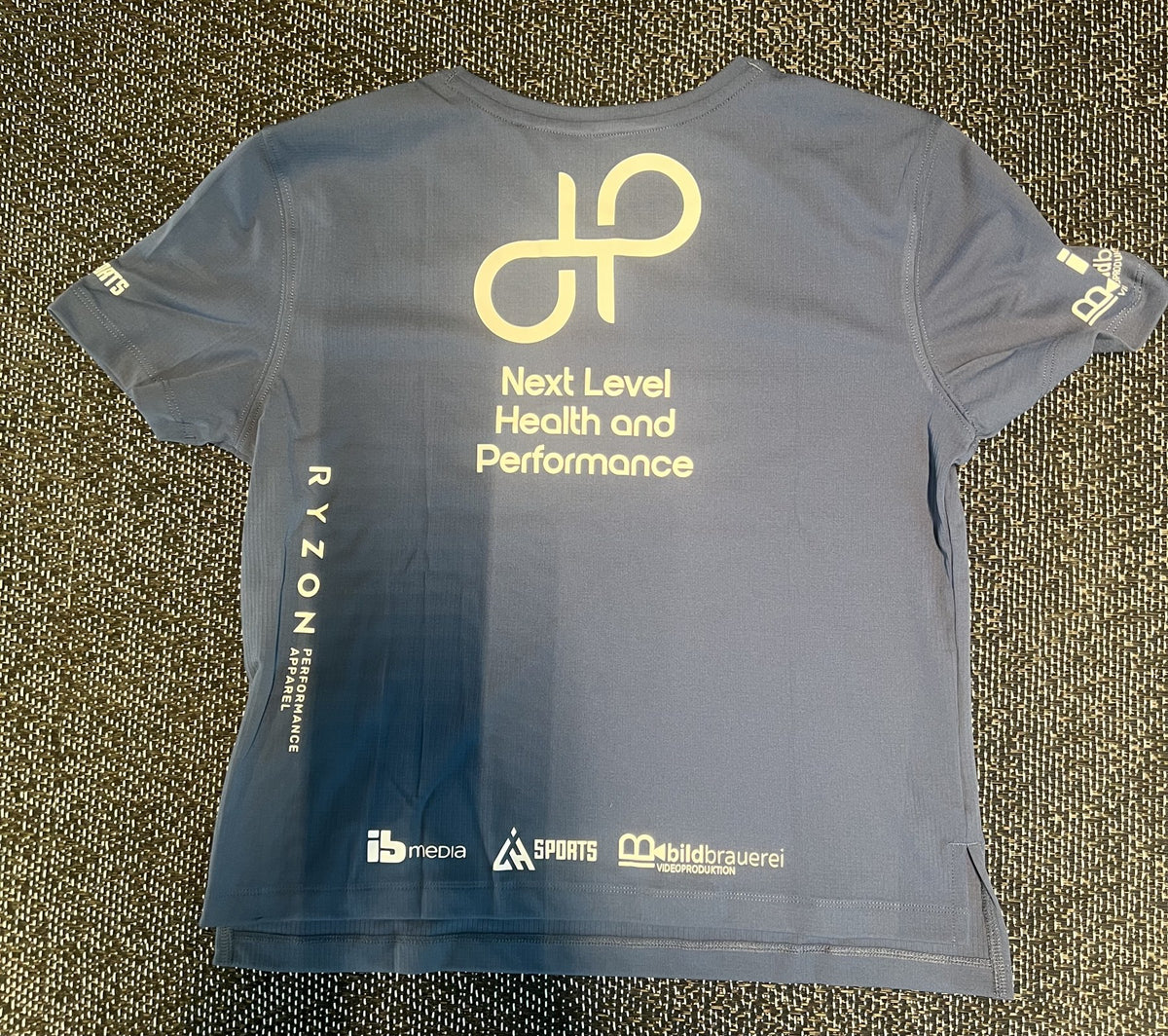 Laufshirt Damen LHC x RYZON – Spectra Running T-Shirt (Blau) – Rückseite