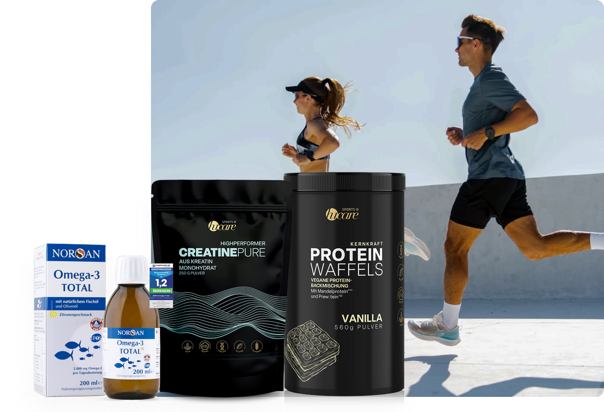 Longevity Week: Omega-3, Creatine Pure und Protein Waffles vor Läufern