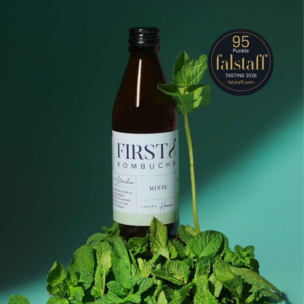 Raw Kombucha Minze – Packshot