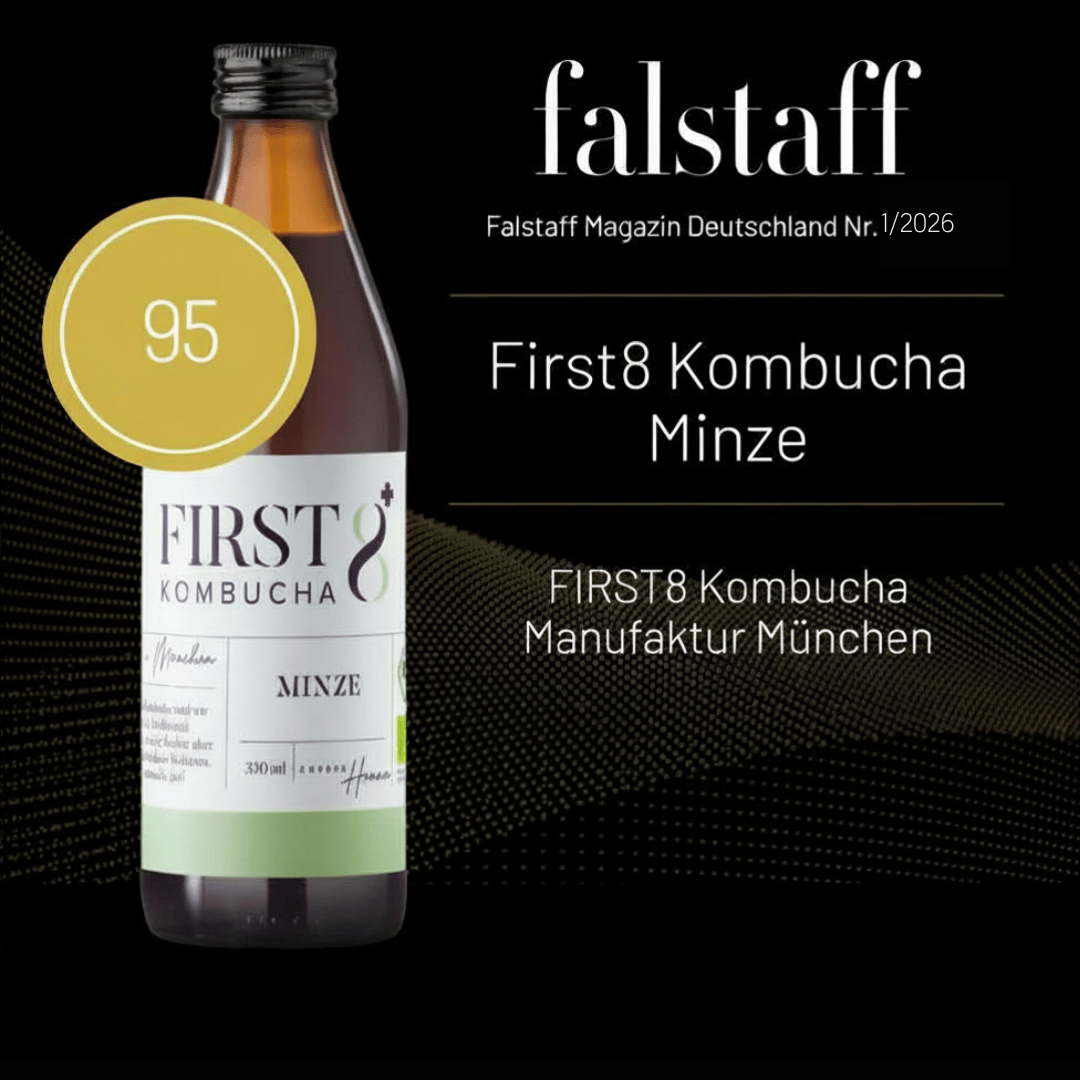Raw Kombucha Minze – Bild 3
