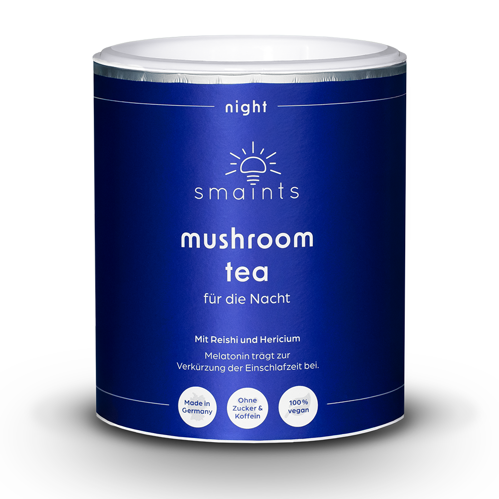 Mushroom Tea 2.0 mit Reishi und Hericium 210g – Packshot