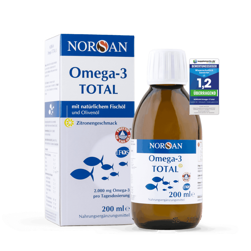 NORSAN Omega-3 Total Öl – Packshot