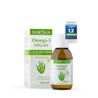 NORSAN Omega-3 Vegan (flüssig) – Packshot