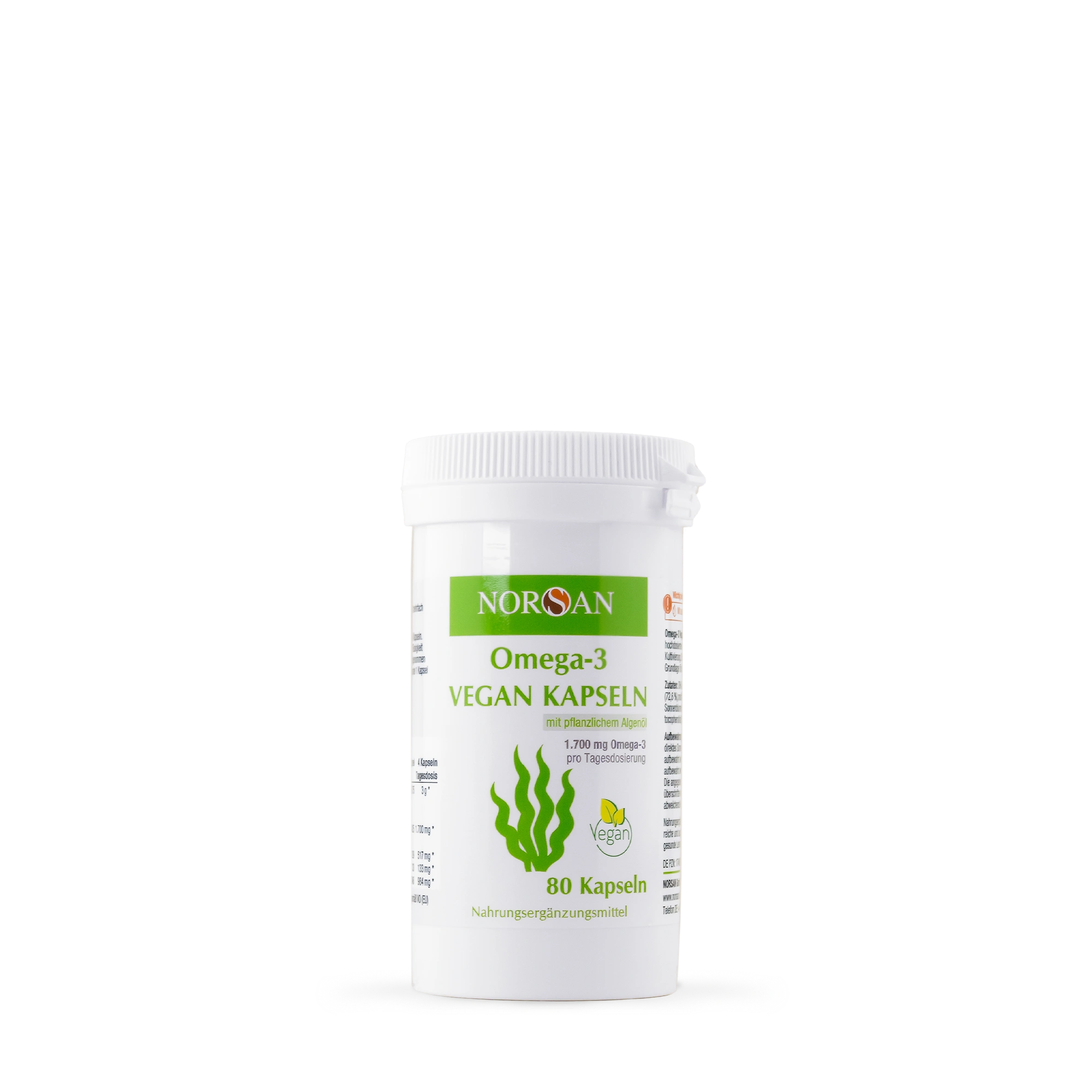 NORSAN Omega-3 Vegan Kapseln – Packshot