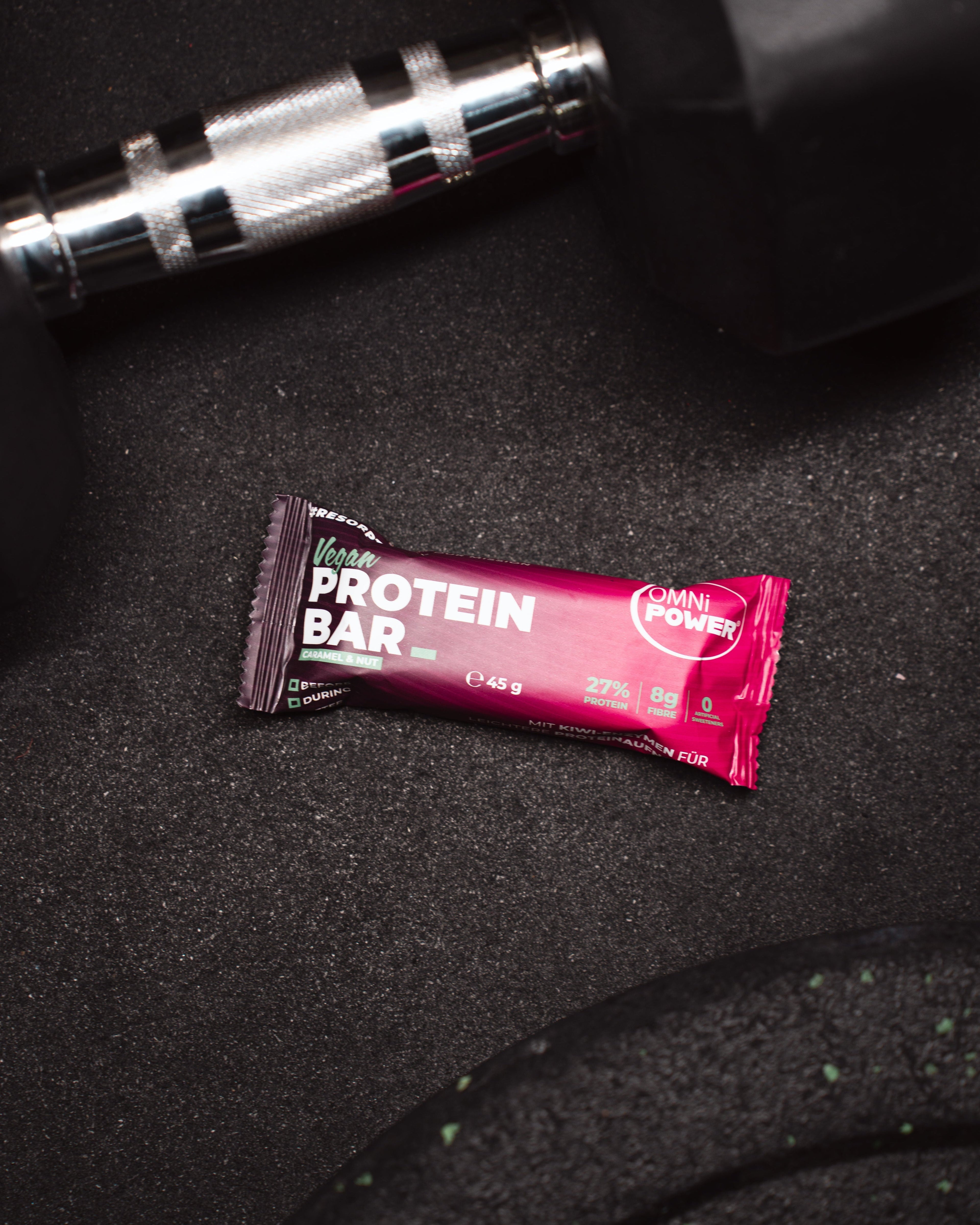 OMNi-POWER® PROTEIN BAR (Caramel & Nut) – Packshot