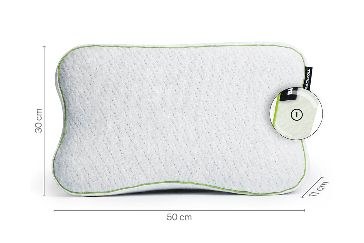BLACKROLL® RECOVERY PILLOW – orthopädisches Nackenstützkissen – Packshot