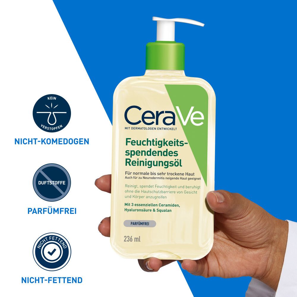 CeraVe Feuchtigkeitsspendendes Reinigungsöl – Bild 3