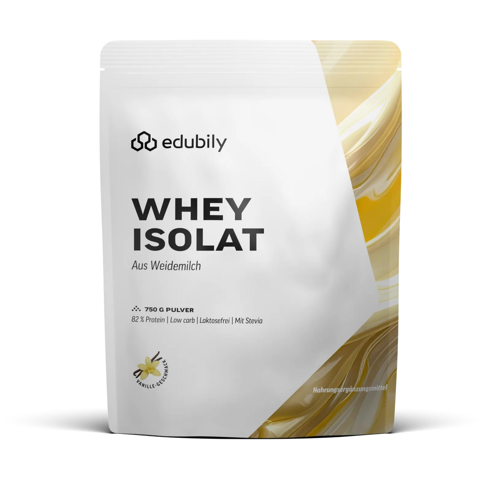 Whey-Isolat Pulver aus Weidemilch – Vanille – Packshot