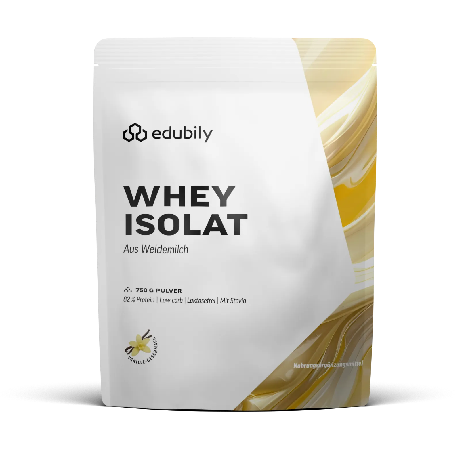 Whey-Isolat Pulver aus Weidemilch – Vanille – Packshot