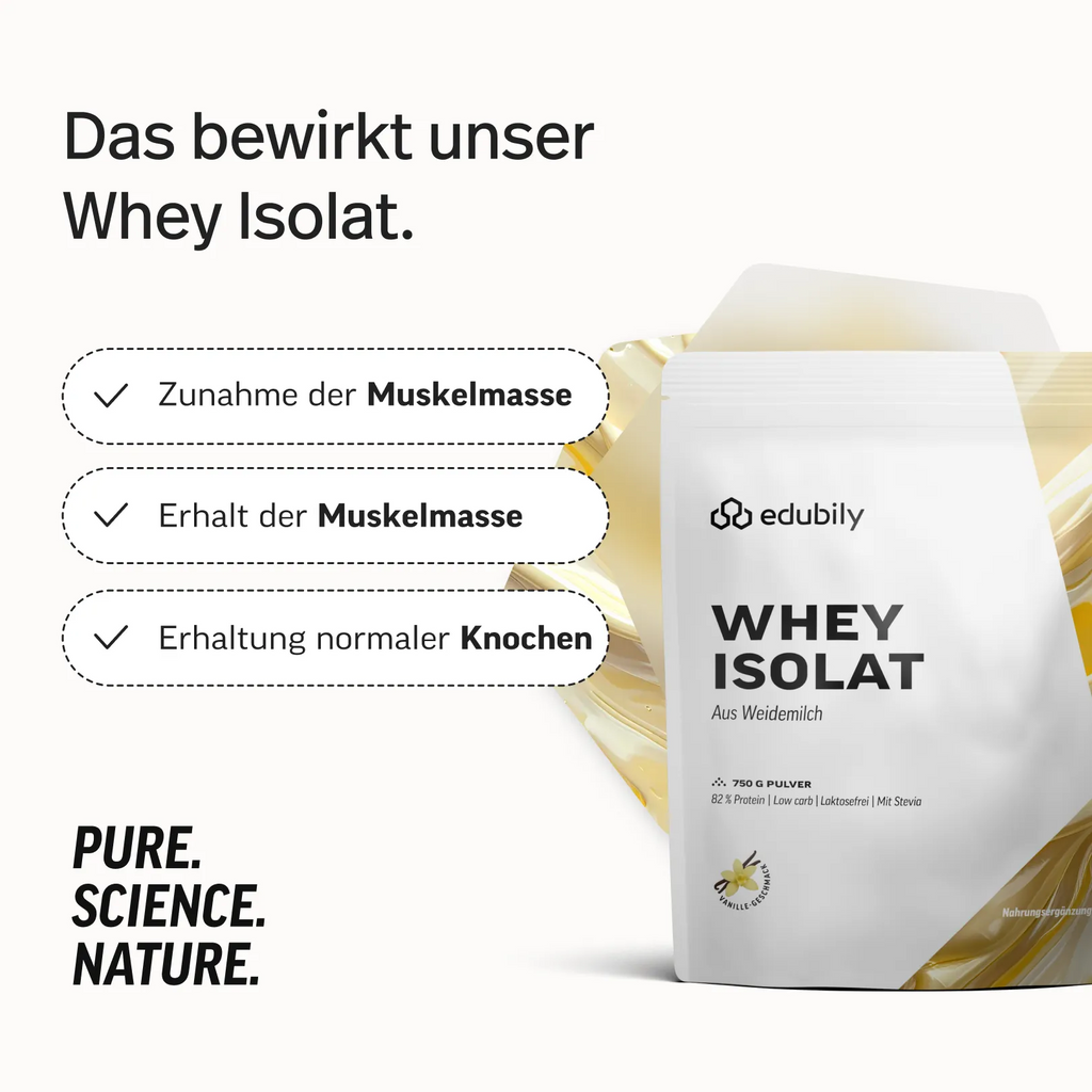 Whey-Isolat Pulver aus Weidemilch – Vanille – Bild 2
